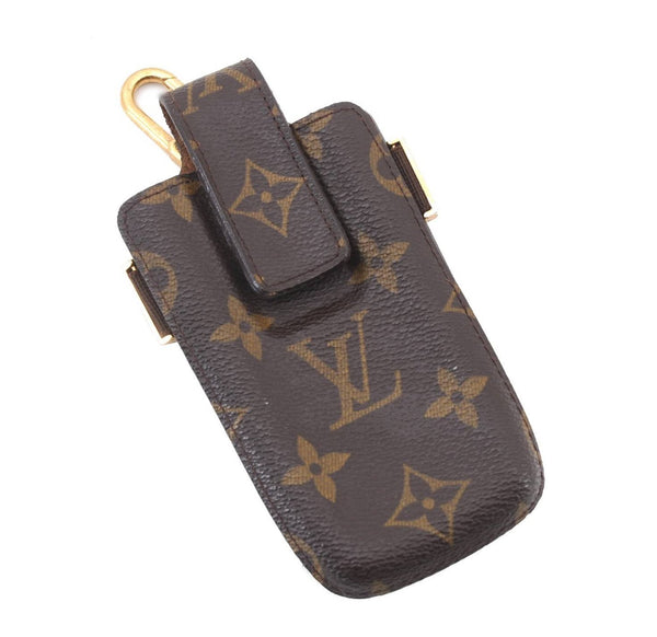 Authentic LOUIS VUITTON Monogram Etui TelePhone International PM M63064 LV 4920C