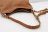 Authentic GUCCI Marrakech Vintage Shoulder Tote Bag Leather 257026 Brown 4920F