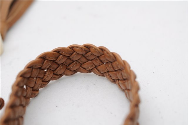 Authentic GUCCI Marrakech Vintage Shoulder Tote Bag Leather 257026 Brown 4920F