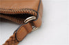 Authentic GUCCI Marrakech Vintage Shoulder Tote Bag Leather 257026 Brown 4920F