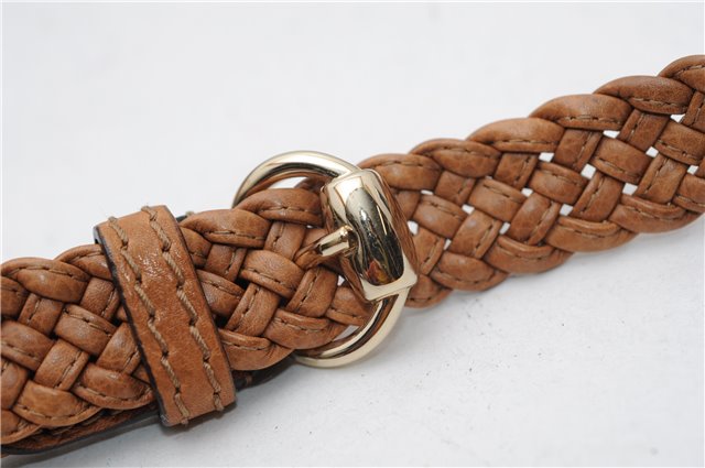 Authentic GUCCI Marrakech Vintage Shoulder Tote Bag Leather 257026 Brown 4920F