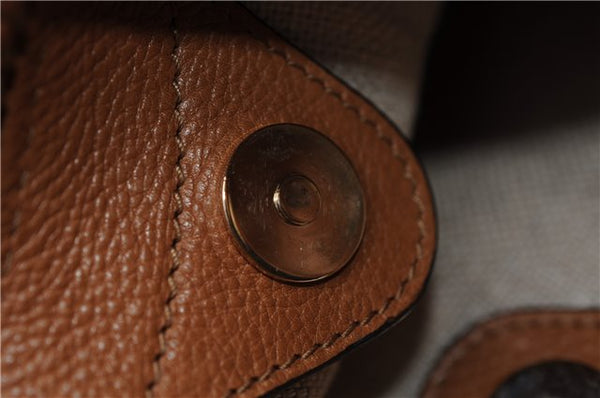 Authentic GUCCI Marrakech Vintage Shoulder Tote Bag Leather 257026 Brown 4920F