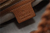 Authentic GUCCI Marrakech Vintage Shoulder Tote Bag Leather 257026 Brown 4920F