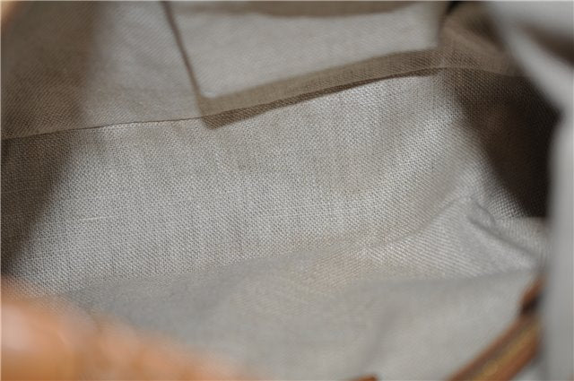 Authentic GUCCI Marrakech Vintage Shoulder Tote Bag Leather 257026 Brown 4920F