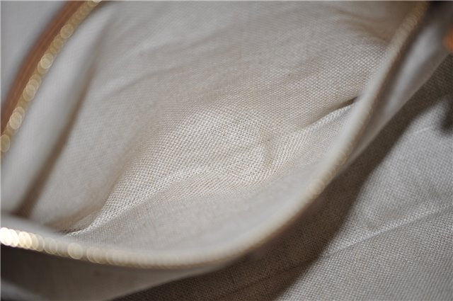 Authentic GUCCI Marrakech Vintage Shoulder Tote Bag Leather 257026 Brown 4920F