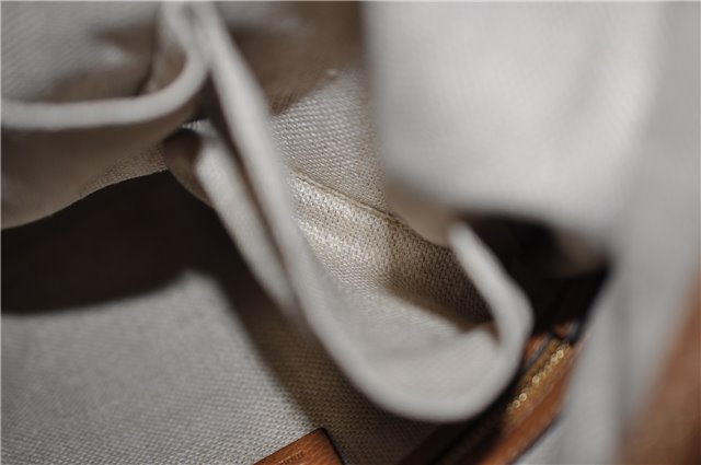 Authentic GUCCI Marrakech Vintage Shoulder Tote Bag Leather 257026 Brown 4920F