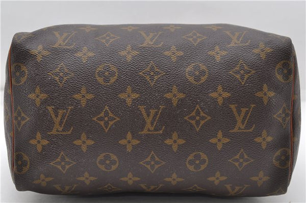 Authentic Louis Vuitton Monogram Speedy 25 Boston Hand Bag Purse M41528 LV 4922D