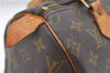 Authentic Louis Vuitton Monogram Speedy 25 Boston Hand Bag Purse M41528 LV 4922D