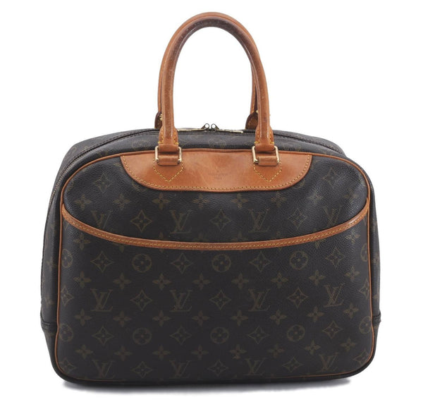 Authentic Louis Vuitton Monogram Deauville Hand Bag Purse M47270 LV 4923D