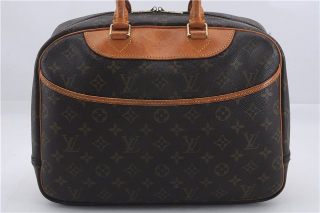 Authentic Louis Vuitton Monogram Deauville Hand Bag Purse M47270 LV 4923D