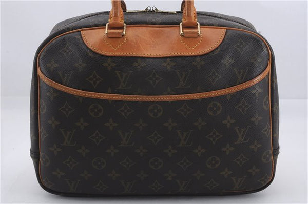 Authentic Louis Vuitton Monogram Deauville Hand Bag Purse M47270 LV 4923D