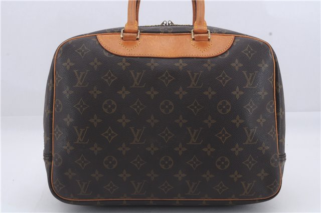 Authentic Louis Vuitton Monogram Deauville Hand Bag Purse M47270 LV 4923D
