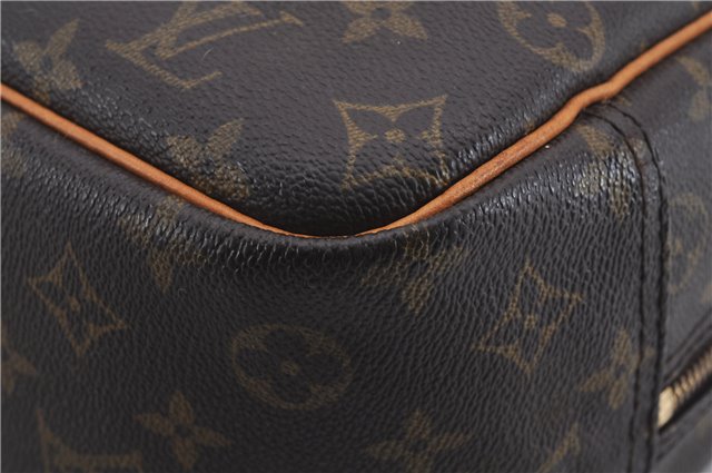 Authentic Louis Vuitton Monogram Deauville Hand Bag Purse M47270 LV 4923D