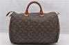 Authentic Louis Vuitton Monogram Speedy 35 Hand Boston Bag M41524 LV 4924D