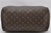 Authentic Louis Vuitton Monogram Speedy 35 Hand Boston Bag M41524 LV 4924D