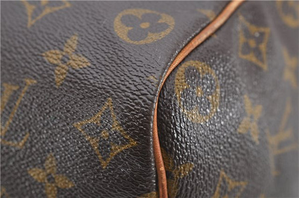 Authentic Louis Vuitton Monogram Speedy 35 Hand Boston Bag M41524 LV 4924D