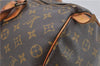 Authentic Louis Vuitton Monogram Speedy 35 Hand Boston Bag M41524 LV 4924D