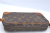Authentic Louis Vuitton Monogram Marly Dragonne PM M51827 Clutch Hand Bag 4925F