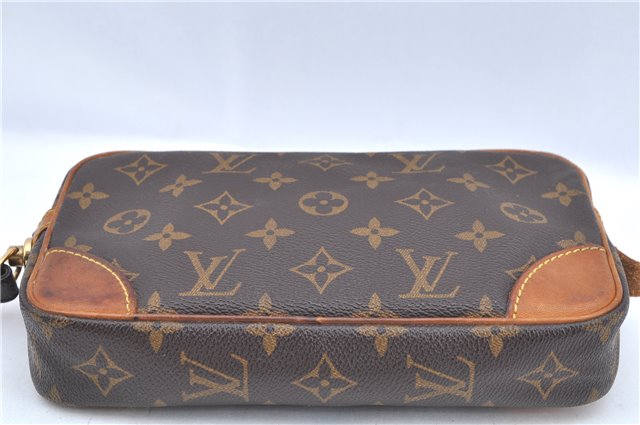 Authentic Louis Vuitton Monogram Marly Dragonne PM M51827 Clutch Hand Bag 4925F