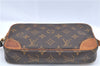 Authentic Louis Vuitton Monogram Marly Dragonne PM M51827 Clutch Hand Bag 4925F
