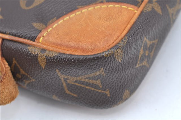 Authentic Louis Vuitton Monogram Marly Dragonne PM M51827 Clutch Hand Bag 4925F