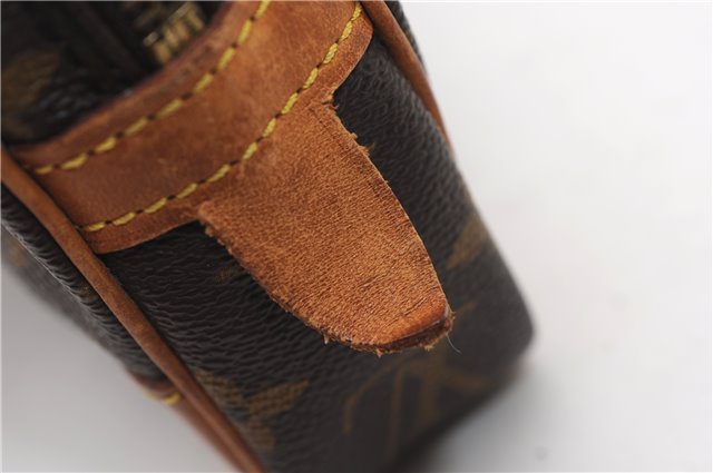 Authentic Louis Vuitton Monogram Marly Dragonne PM M51827 Clutch Hand Bag 4925F