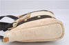 Authentic Louis Vuitton Antigua Cabas PM Hand Bag White Brown M40039 LV 4926D