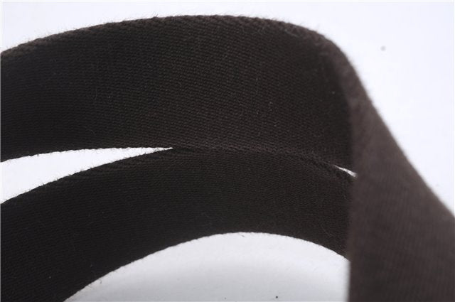 Authentic Louis Vuitton Antigua Cabas PM Hand Bag White Brown M40039 LV 4926D