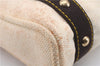 Authentic Louis Vuitton Antigua Cabas PM Hand Bag White Brown M40039 LV 4926D
