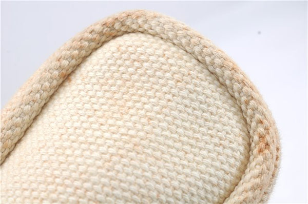 Authentic Louis Vuitton Antigua Cabas PM Hand Bag White Brown M40039 LV 4926D