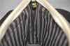 Authentic Louis Vuitton Antigua Cabas PM Hand Bag White Brown M40039 LV 4926D