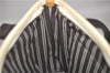 Authentic Louis Vuitton Antigua Cabas PM Hand Bag White Brown M40039 LV 4926D