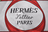 Authentic HERMES Carre 90 Scarf "EPERON D'OR" Silk Navy 4927E