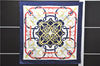 Authentic HERMES Carre 90 Scarf "EPERON D'OR" Silk Navy 4927E