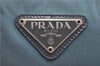 Authentic PRADA Nylon Leather Shoulder Tote Bag Blue 4928D