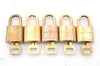 Authentic LOUIS VUITTON Padlock & Keys 10Set LV 4929C