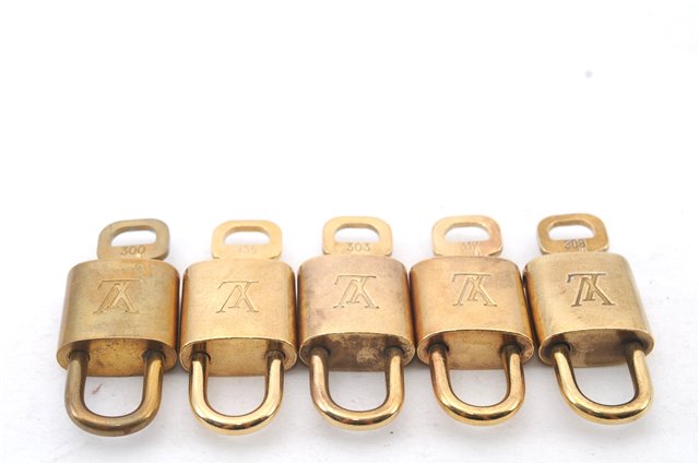 Authentic LOUIS VUITTON Padlock & Keys 10Set LV 4929C