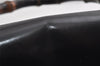 Authentic GUCCI Vintage Bamboo Hand Bag Purse Leather Black 4929I