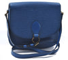 Auth Louis Vuitton Epi Saint Cloud GM Shoulder Cross Body Bag M52195 Blue 4930D