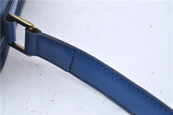 Auth Louis Vuitton Epi Saint Cloud GM Shoulder Cross Body Bag M52195 Blue 4930D