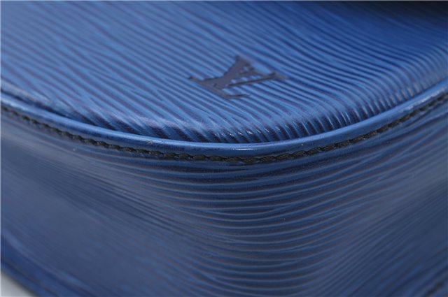 Auth Louis Vuitton Epi Saint Cloud GM Shoulder Cross Body Bag M52195 Blue 4930D