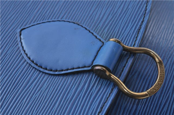 Auth Louis Vuitton Epi Saint Cloud GM Shoulder Cross Body Bag M52195 Blue 4930D