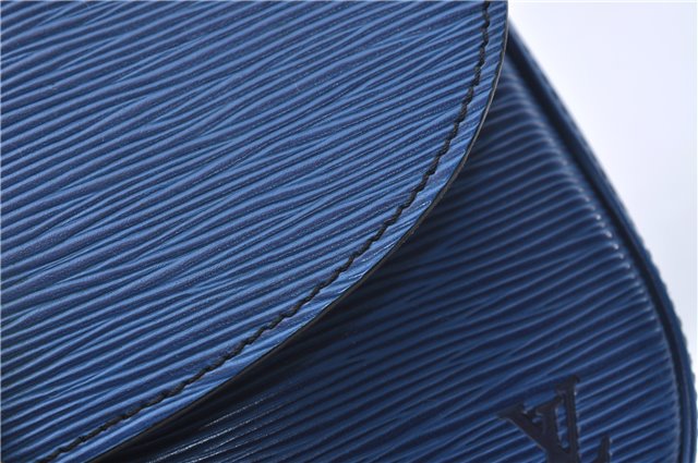 Auth Louis Vuitton Epi Saint Cloud GM Shoulder Cross Body Bag M52195 Blue 4930D