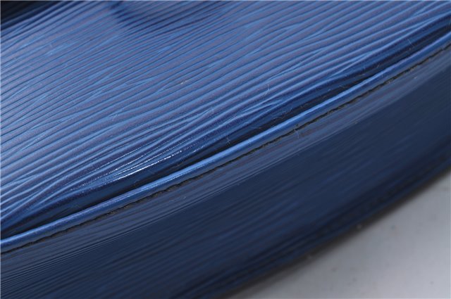 Auth Louis Vuitton Epi Saint Cloud GM Shoulder Cross Body Bag M52195 Blue 4930D