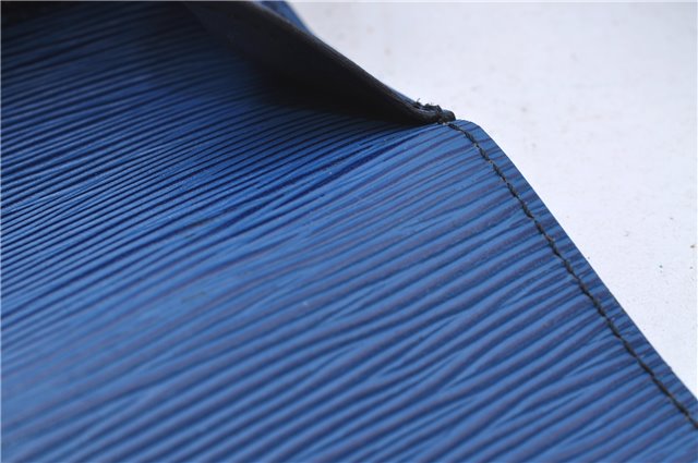 Auth Louis Vuitton Epi Saint Cloud GM Shoulder Cross Body Bag M52195 Blue 4930D