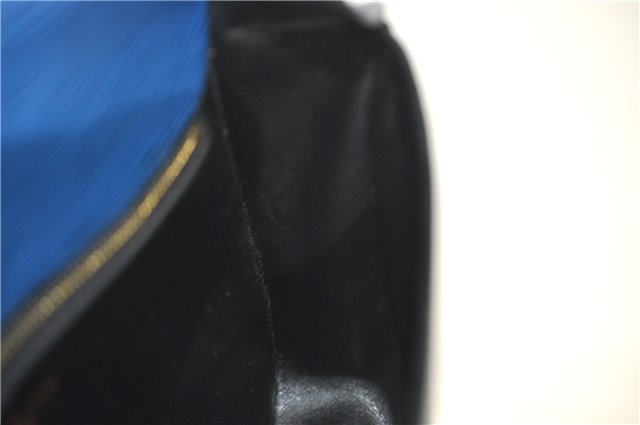 Auth Louis Vuitton Epi Saint Cloud GM Shoulder Cross Body Bag M52195 Blue 4930D