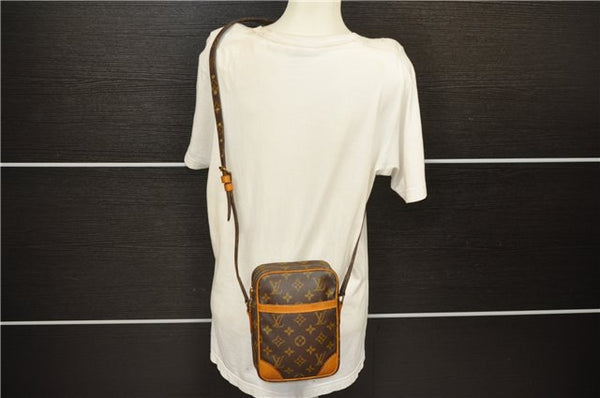 Authentic Louis Vuitton Monogram Danube Shoulder Cross Body Bag M45266 LV 4931D