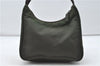 Authentic PRADA Nylon Hand Bag Purse Khaki Green 4932D