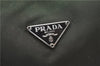 Authentic PRADA Nylon Hand Bag Purse Khaki Green 4932D