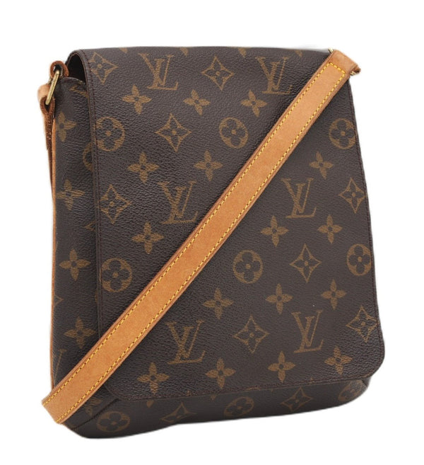 Auth Louis Vuitton Monogram Musette Salsa M51387 Long Shoulder Cross Bag 4933F